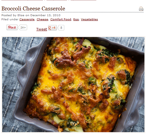 brocooli cheese recipe